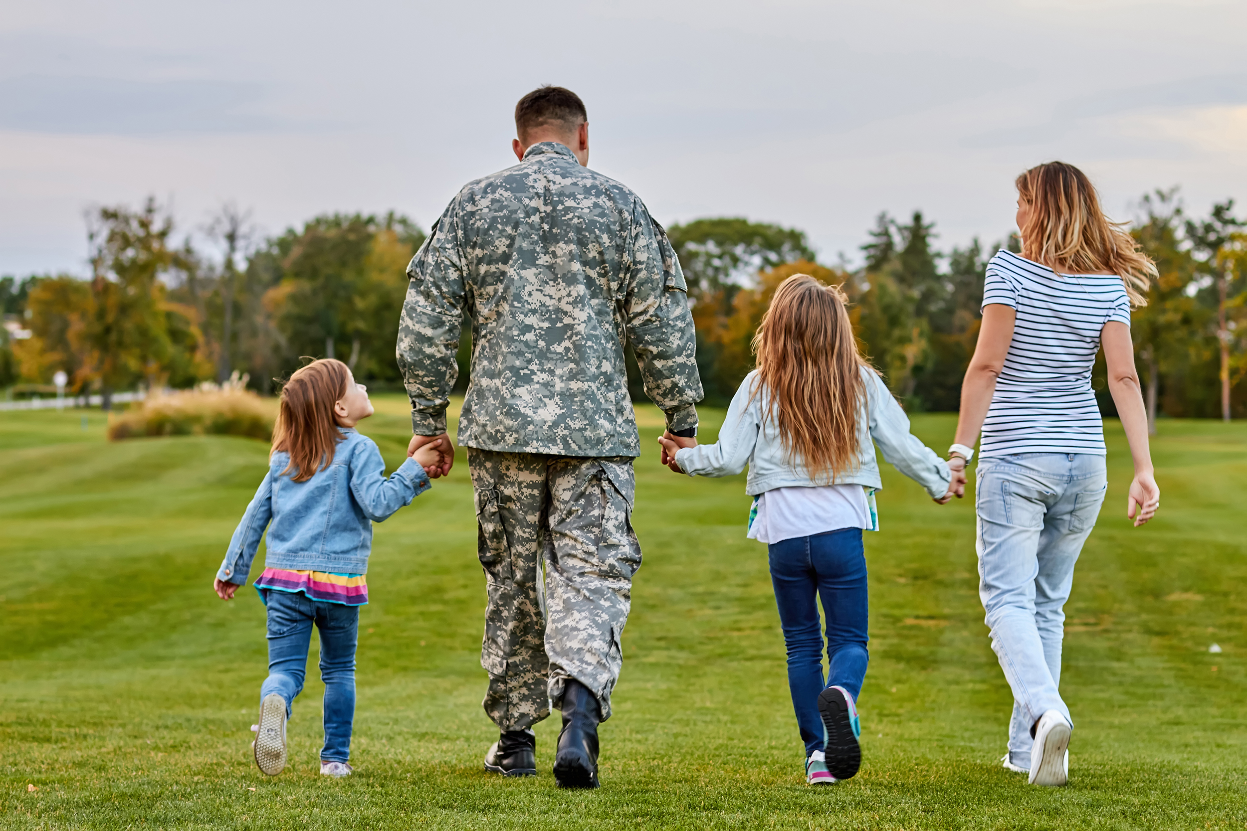 Family Walking 